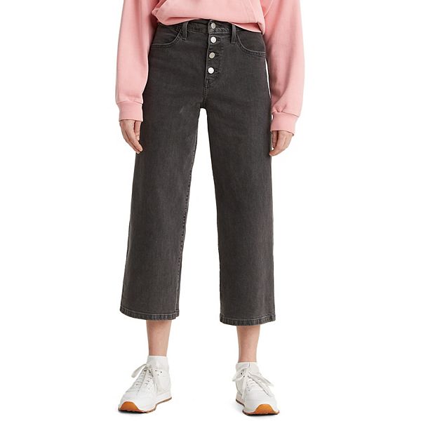 Levi's mile high store cropped wide leg