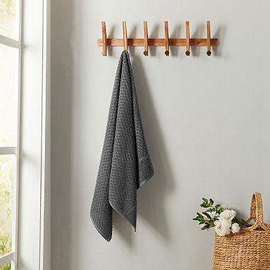Madelinen 6-pack Cotton Diamond Texture Towel Set
