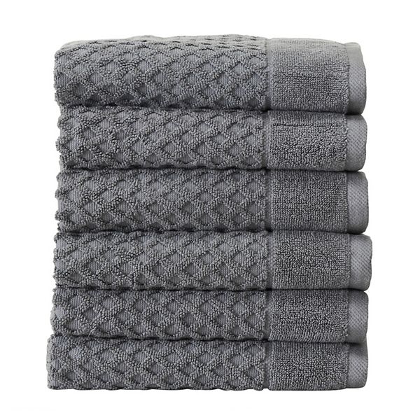 Ugg Basel Stone Gray 6 Piece Towel Set