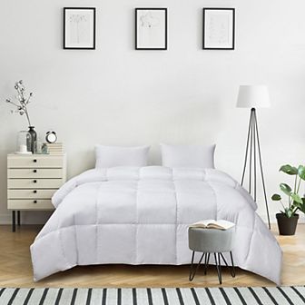 Kathy Ireland Kathy Ireland Nano-Touch White Down Comforter - All Seasons Warmth