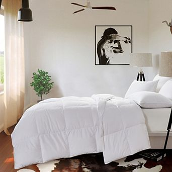Kathy Ireland Nano-Touch White Down Comforter - Extra Warmth