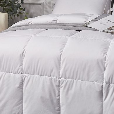 Kathy Ireland White Down Comforter - Light Warmth