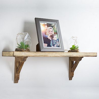 American Art Décor Rustic Corbel Wall Bracket 2-piece Set