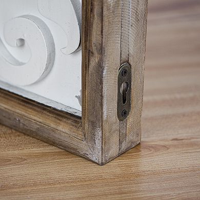 American Art Décor Two-Tones Wood Corbel Shelf Brackets S2