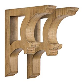 American Art Décor Wood Corbels Shelf Brackets S2