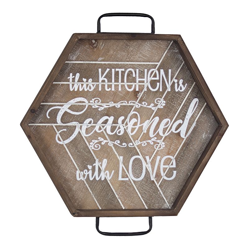 E2 Kitchen Seasoned with Love Wall Decor, Brown