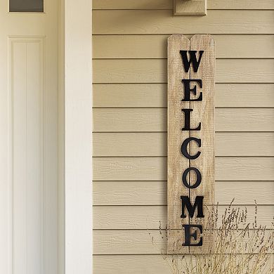 E2 Rustic Welcome Sign Wall Decor