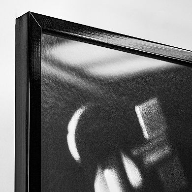 American Art Décor Vintage Inspired Microphone Framed Wall Art