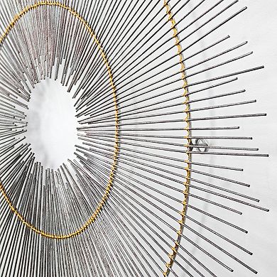 American Art Décor Abstract Starburst Metal Wall Decor