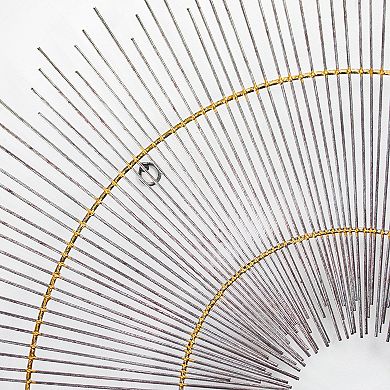 American Art Décor Abstract Starburst Metal Wall Decor