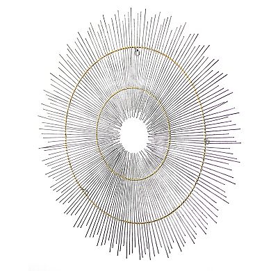 American Art Décor Abstract Starburst Metal Wall Decor