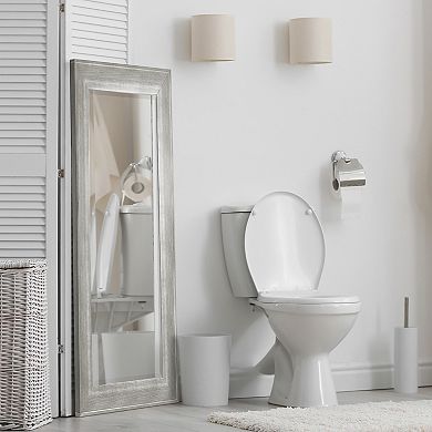 American Art Décor Leighton White Driftwood Wall Mirror