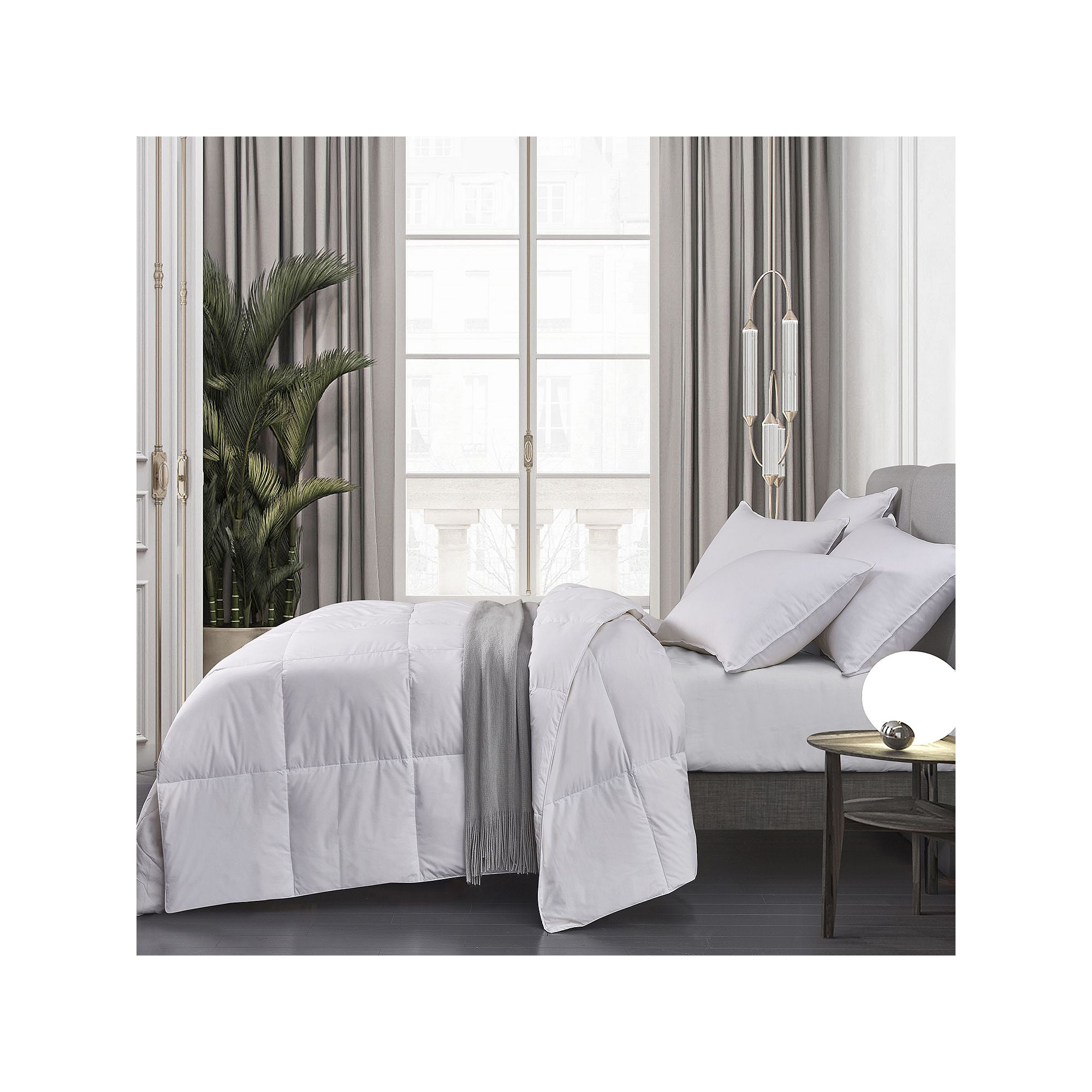 Kathy Ireland White Down Comforter - Extra Warmth