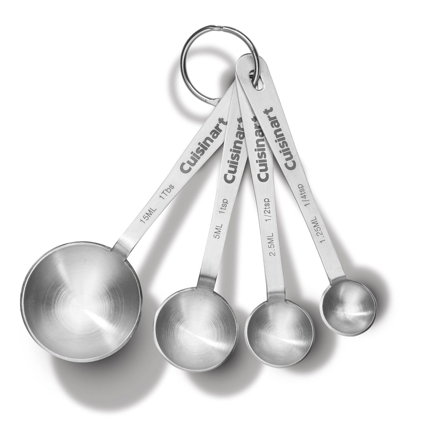 Chef Pomodoro Measuring Spoons 7-Piece Set, Stainless Steel Metal