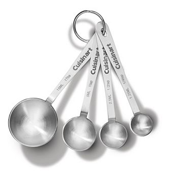 Cuisinart® 4 pc Stainless Steel Measuring Spoon Set