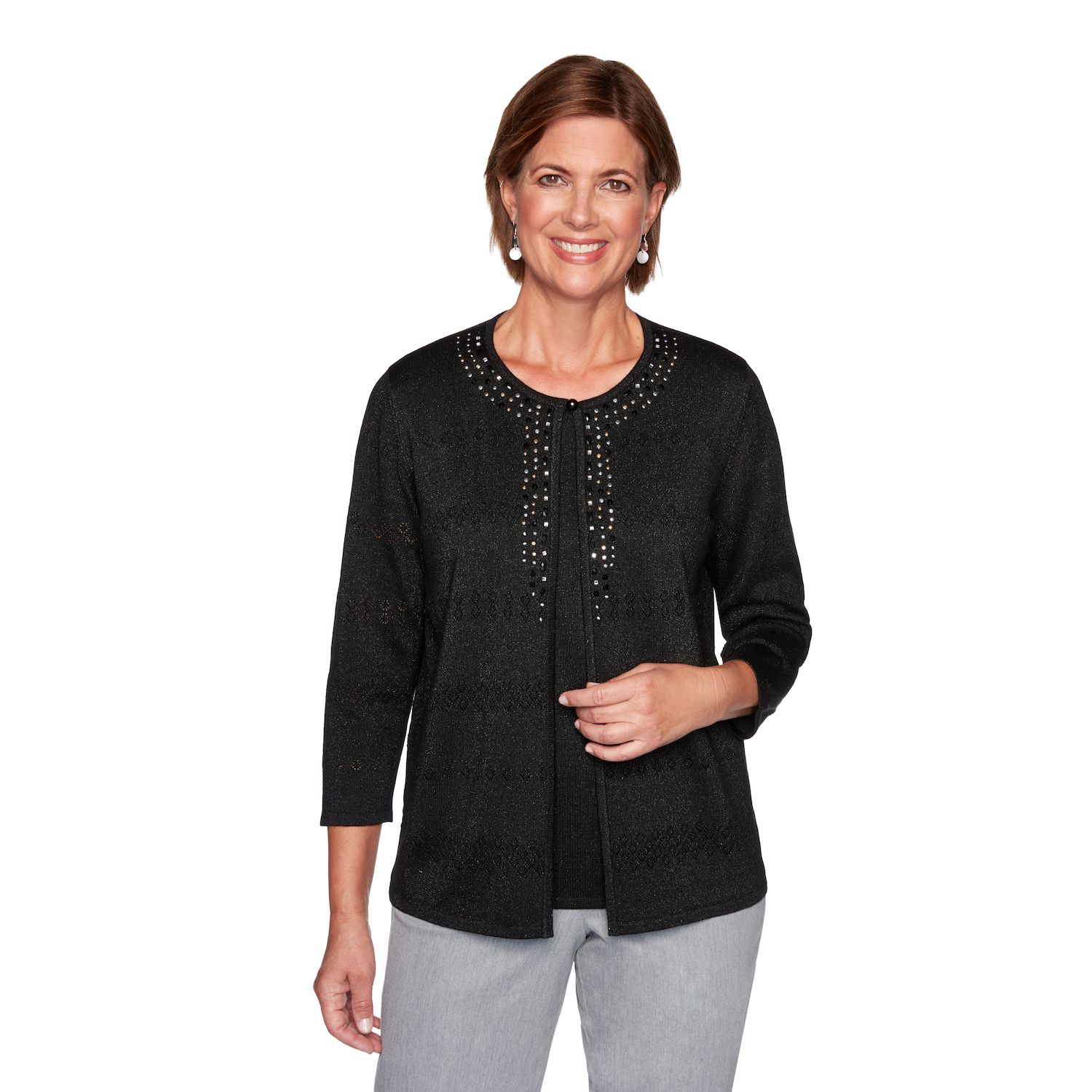 alfred dunner cardigan sweaters