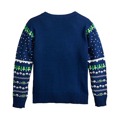 Boys 8-20 Minecraft Intarsia Holiday Sweater