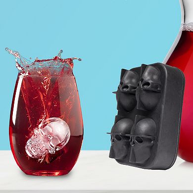 Protocol Cool Heads 3D Skull Ice Cube Mold