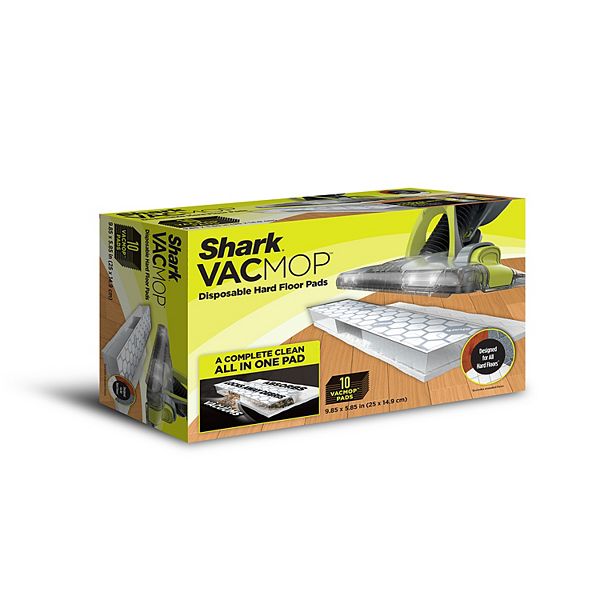 Shark VacMop Disposable Hard Floor Vacuum Mop Pad Refills 10 Count