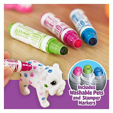 Crayola Scribble Scrubbie Pets Temporary Tattoo Shop Toy Pet Playset