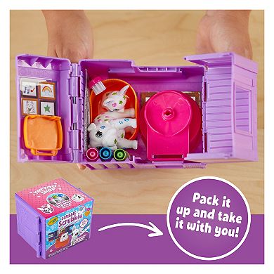 Crayola Scribble Scrubbie Pets Temporary Tattoo Shop Toy Pet Playset