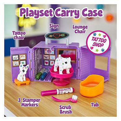 Crayola Scribble Scrubbie Pets Temporary Tattoo Shop Toy Pet Playset