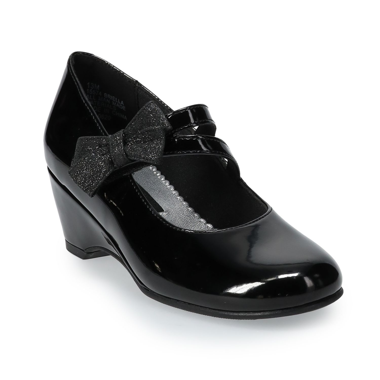 black heel shoes for girls