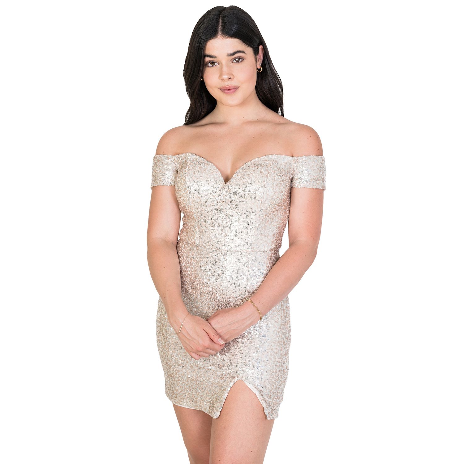 b smart sequin dress