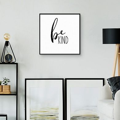 Fine Art Canvas Be Kind Wall Art