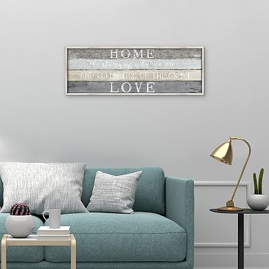 Fine Art Canvas Home Love Wall Art