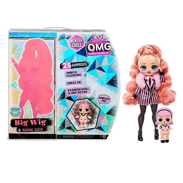 L.O.L. Surprise O.M.G. Winter Wonderland Surprise and Sister Doll Set