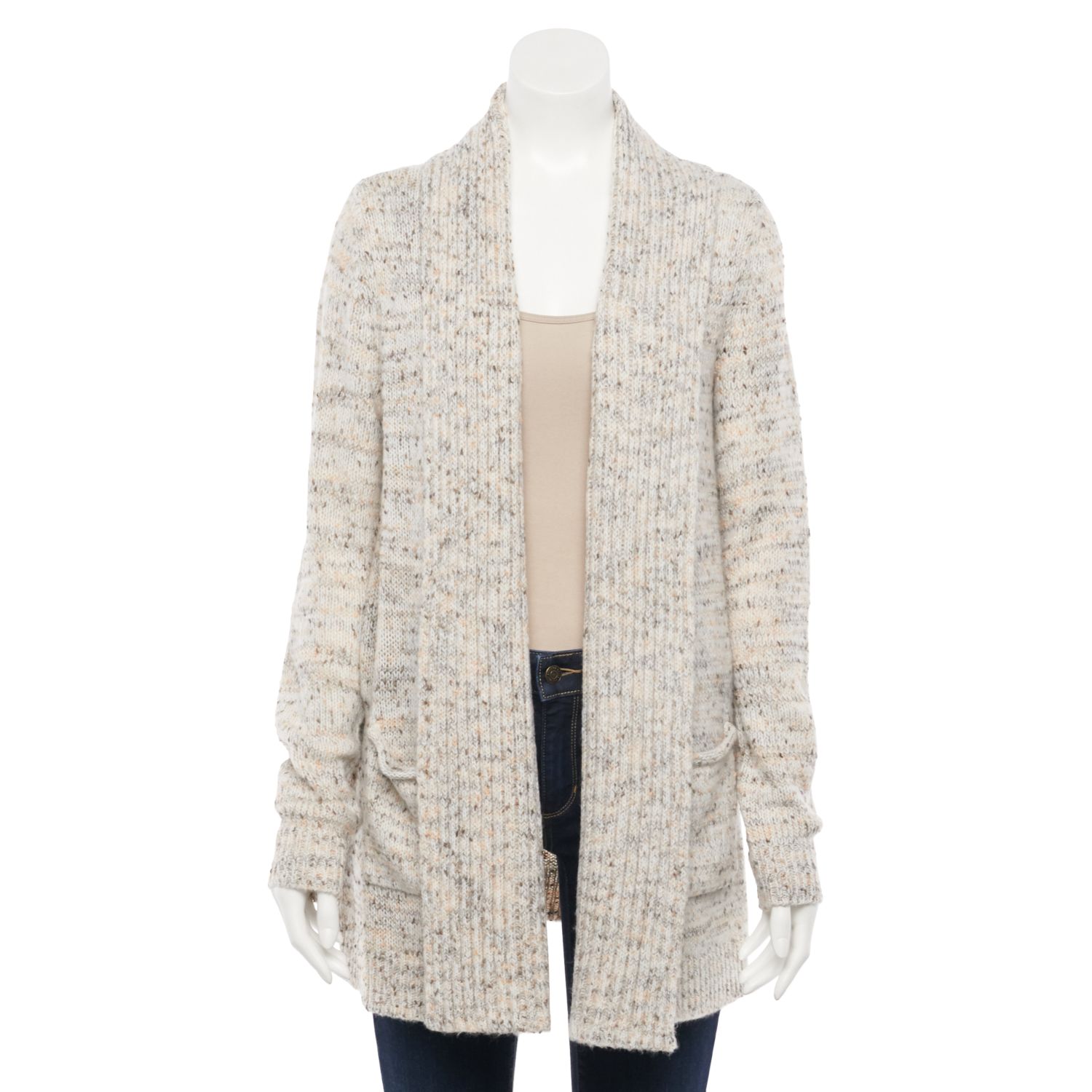 kohls womens long cardigans