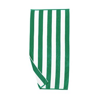 Madelinen® Oversized Velour Cabana Stripe Beach Towel