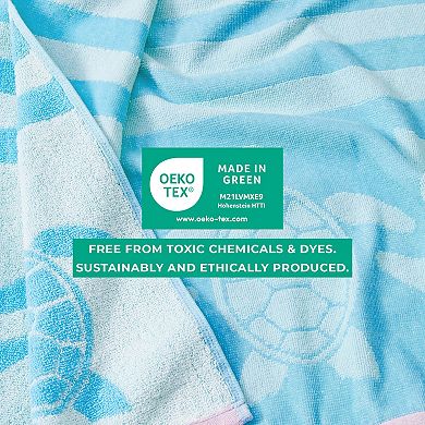 Madelinen® 2-pack Nautical Jacquard Beach Towels