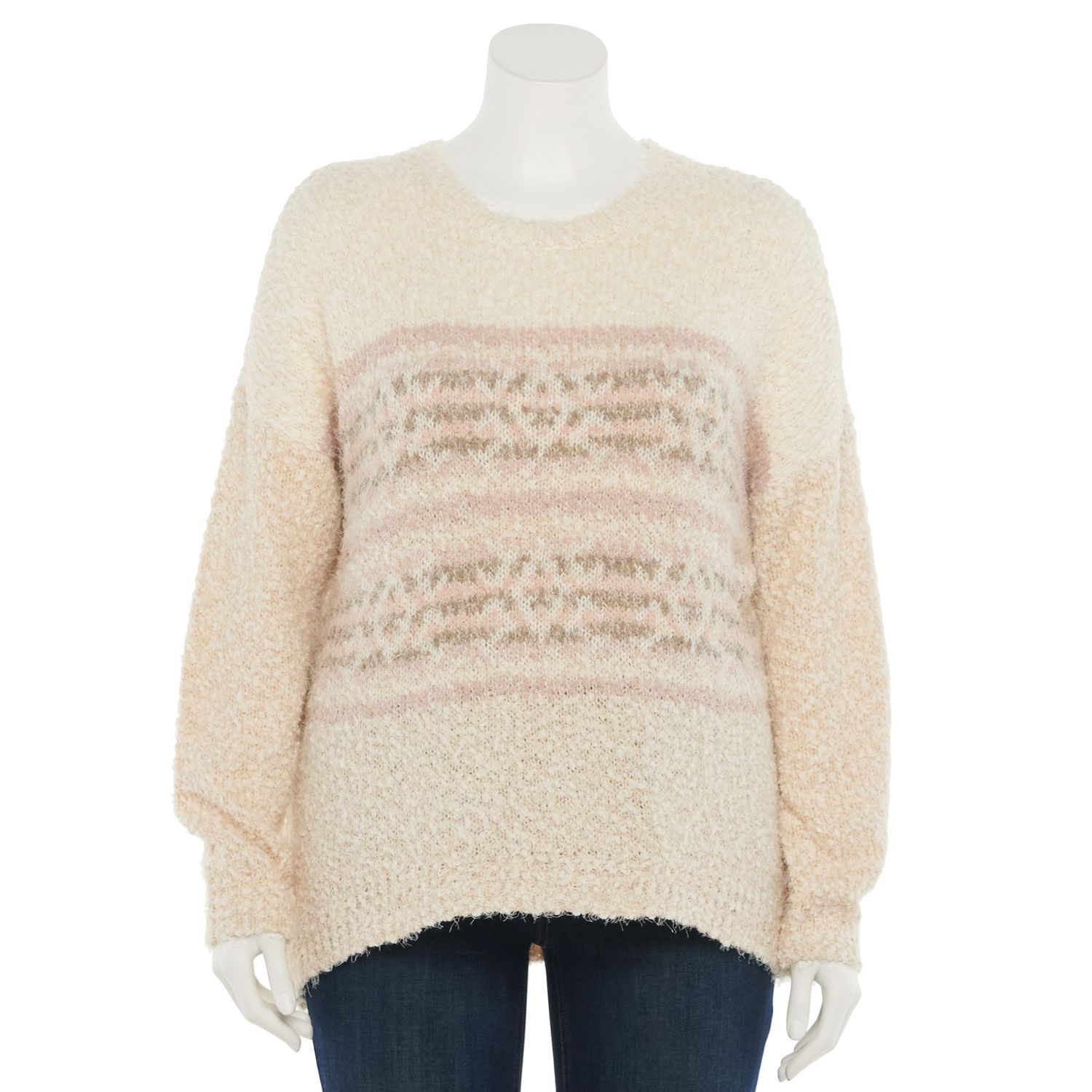 kohls womens plus size sweaters