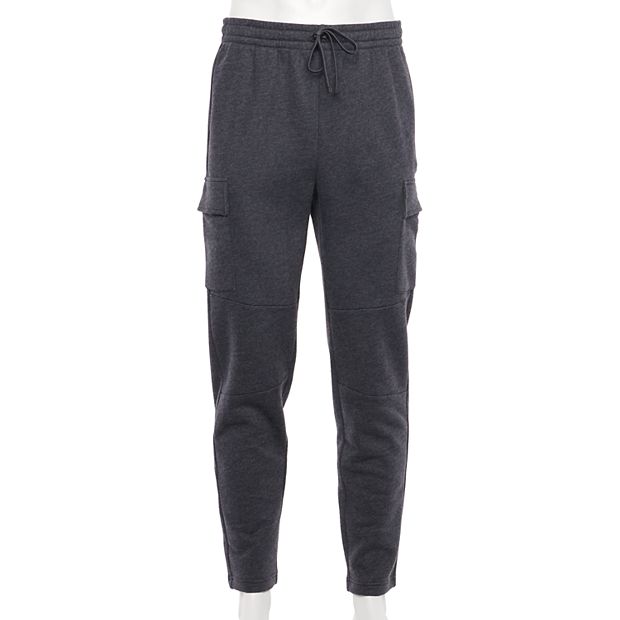 Men's Tek Gear Ultrasoft Fleece XXL Jogger Sweatpants gray 