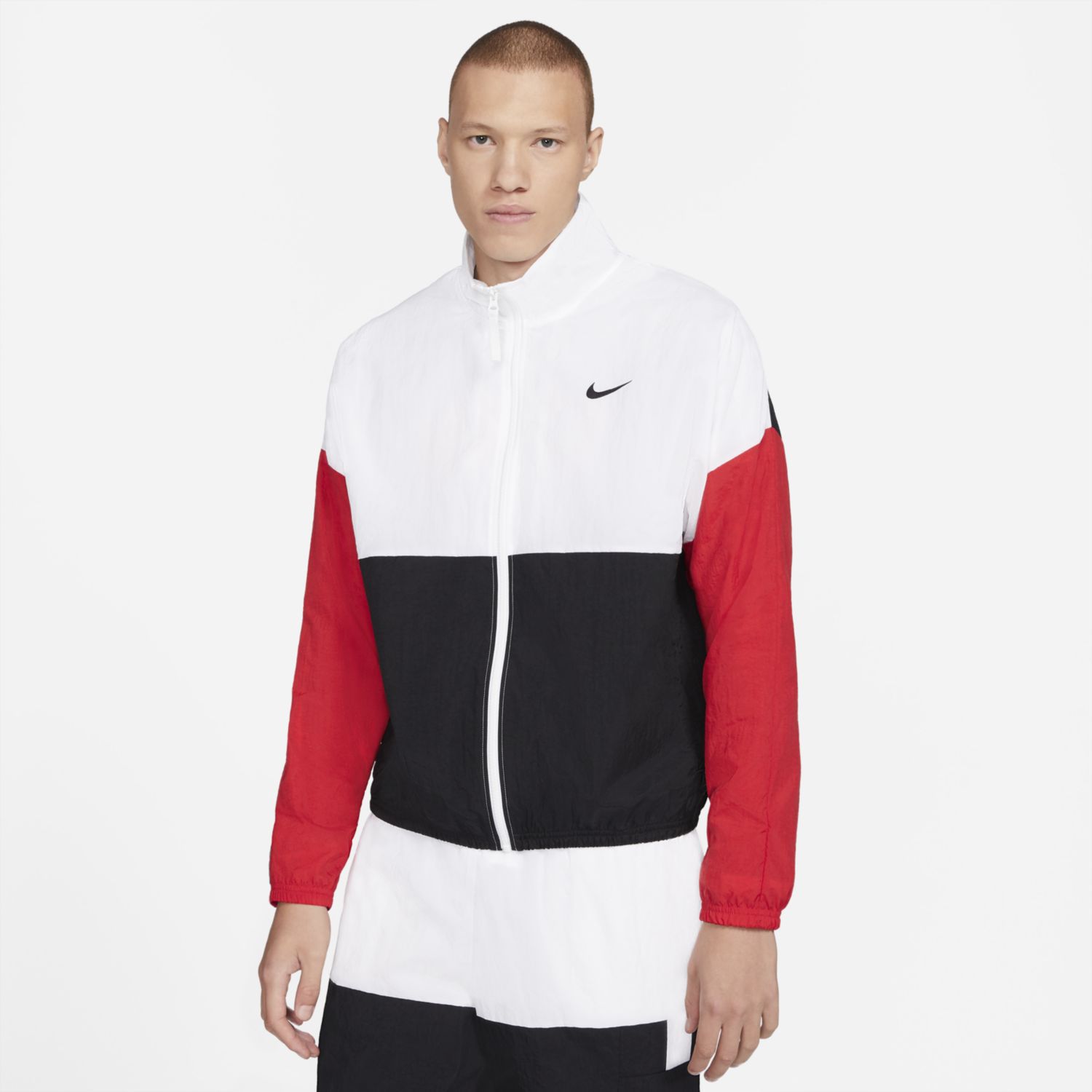 red and white nike jacket