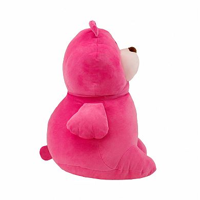 Animal Adventure Squeeze with Love Super Puffed Plush Pink Bear