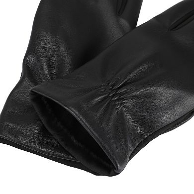 Women's isotoner Lined Faux Leather Gloves