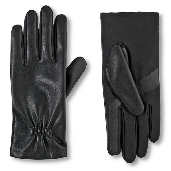 Louis Vuitton Womens Leather & Faux Leather Gloves