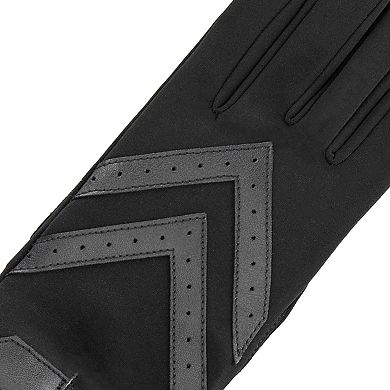 Women's isotoner Water Repellent Shortie Spandex Gloves