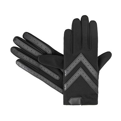 Women's isotoner Water Repellent Shortie Spandex Gloves