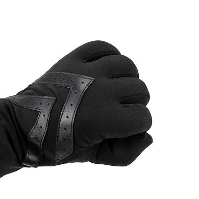 Women's isotoner Water Repellent Shortie Spandex Gloves