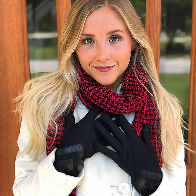 Women's isotoner Water Repellent Shortie Spandex Gloves