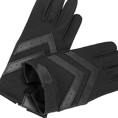 Women's isotoner Water Repellent Shortie Spandex Gloves