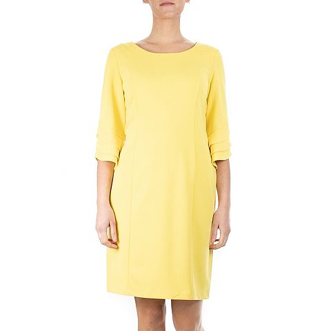 Женские платья Nina Leonard Women's Nina Leonard Tiered Sleeve Sheath Dress