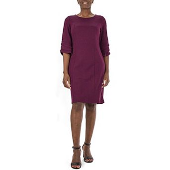 Women's Nina Leonard Tiered Sleeve Sheath Dress