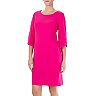 Women's Nina Leonard Tiered Sleeve Sheath Dress