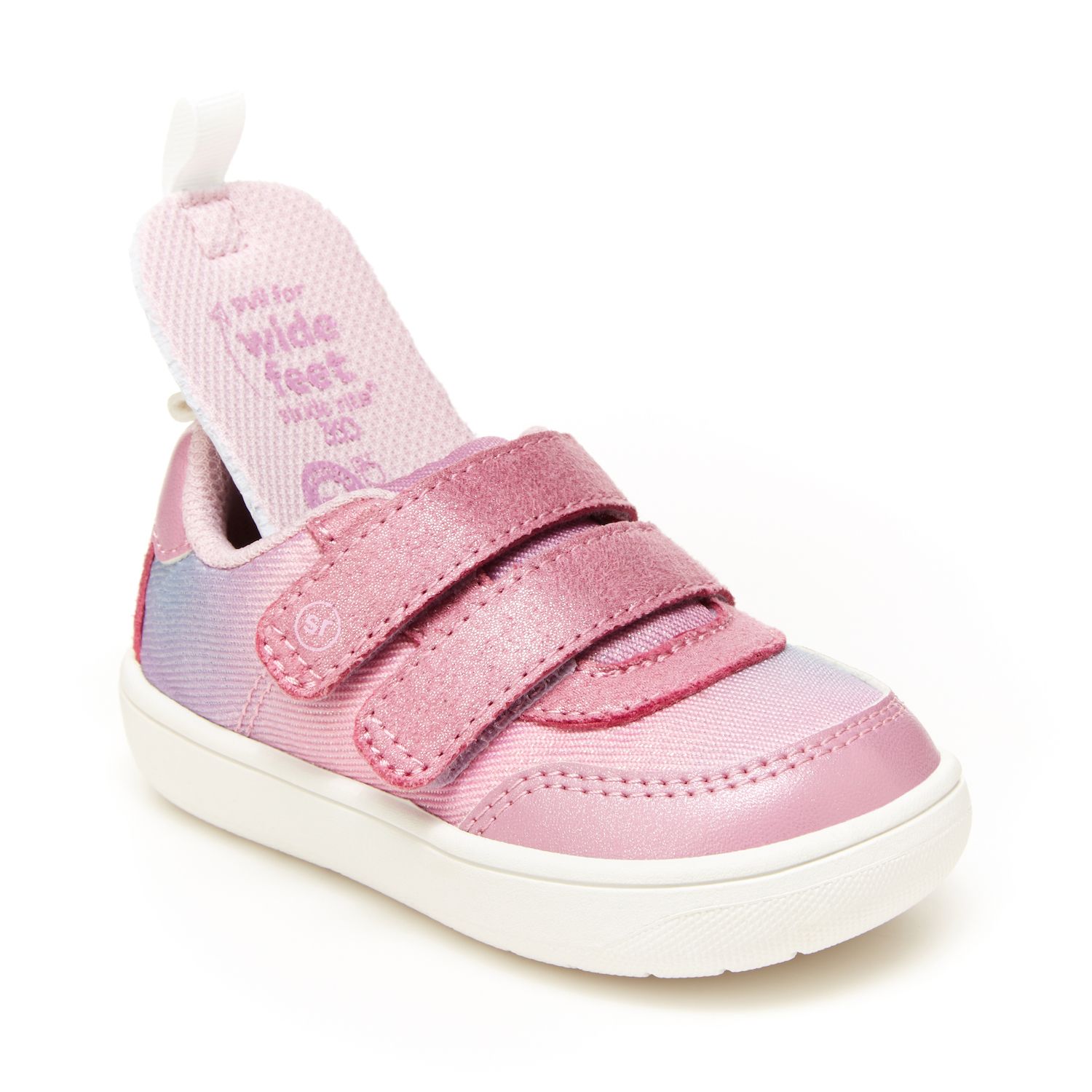 Baby Girls Trainers Non Slip Kids Toddler Little Girl Sneakers First Walking Shoes for Crib Daily Casual Outdoor Lightweight Breathable Cute Sweet