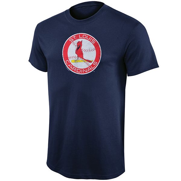 Youth St. Louis Cardinals Navy Blue Cooperstown T-Shirt